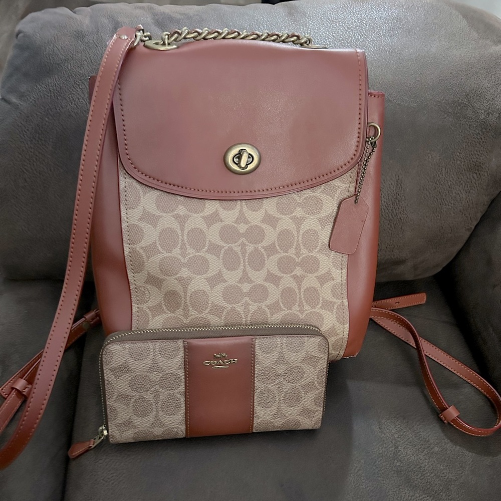 Coach backpack… wallet SOLD!
